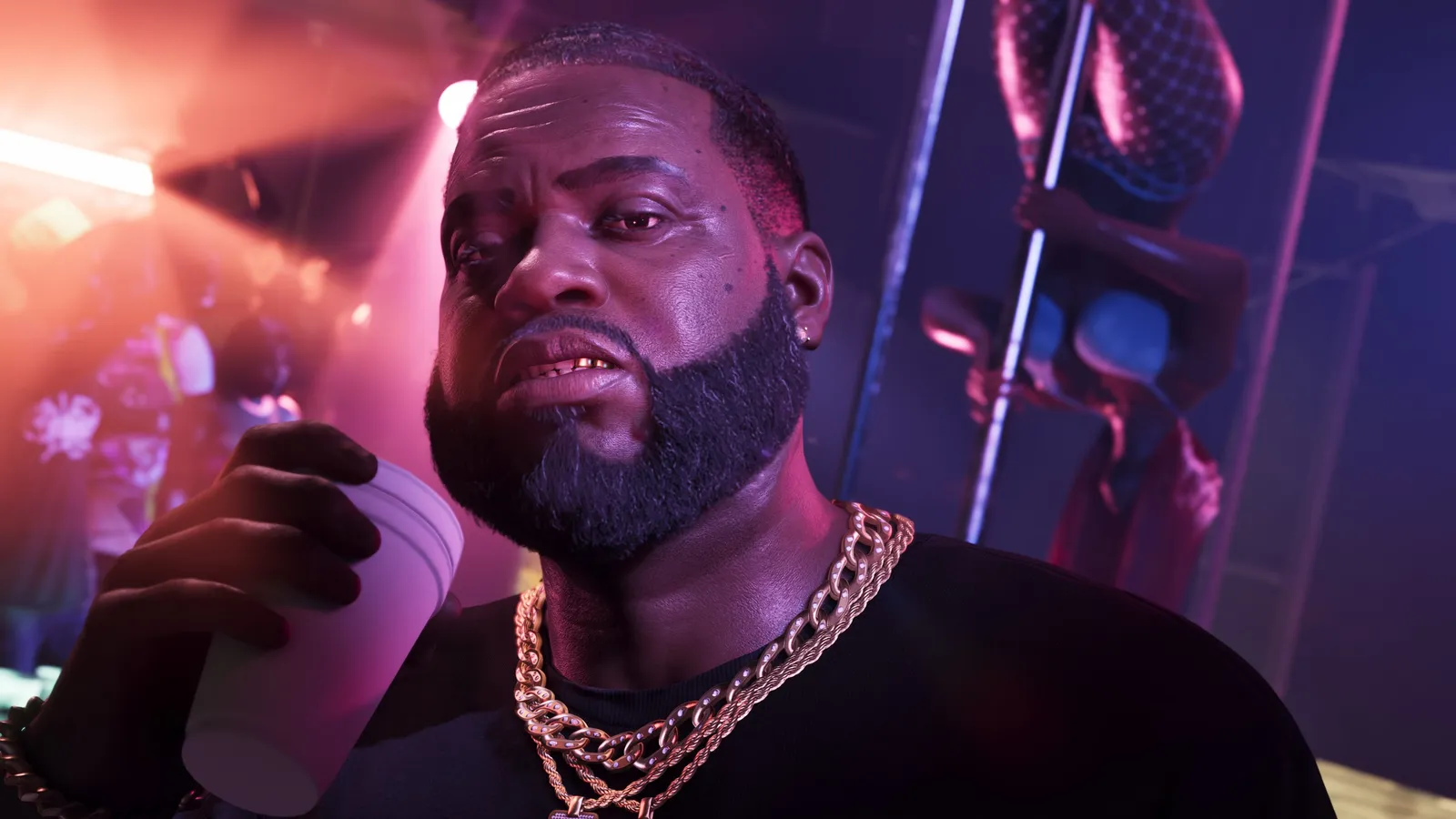 Boobie Ike in an official GTA 6 screenshot, third look