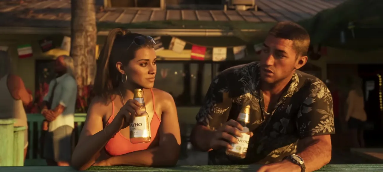 Jason and Lucia together in the GTA 6 second trailer